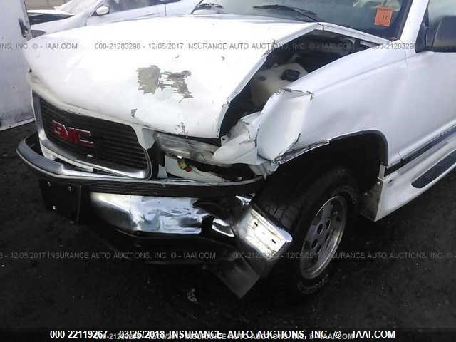 2GTEC19K7S1585531 - 1995 GMC SIERRA C1500 WHITE photo 6