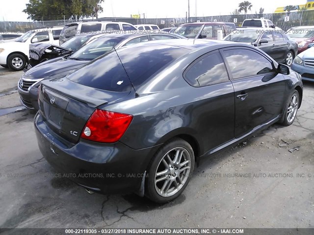 JTKDE177750045948 - 2005 TOYOTA SCION TC 灰色 照片 4