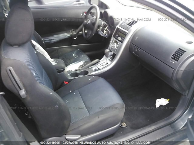 JTKDE177750045948 - 2005 TOYOTA SCION TC GRAY photo 5