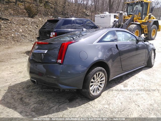 1G6DS1E3XC0122876 - 2012 CADILLAC CTS PREMIUM COLLECTION GRAY photo 4