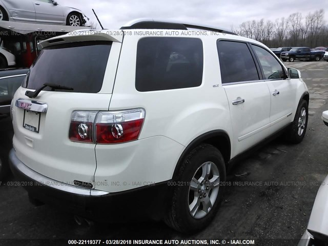 1GKER23718J144246 - 2008 GMC ACADIA SLT-1 Weiß Foto 4