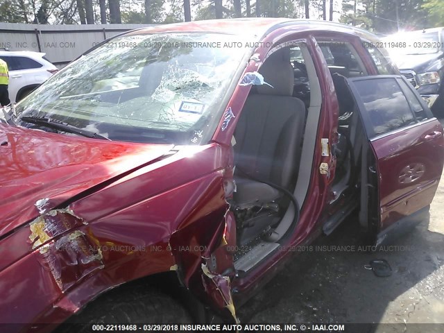 2A4GM68476R831534 - 2006 CHRYSLER PACIFICA TOURING MAROON photo 6