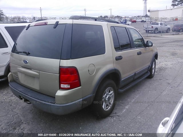 1FMZU63K43UA19705 - 2003 FORD EXPLORER XLT/XLT SPORT/NBX 金色 照片 4