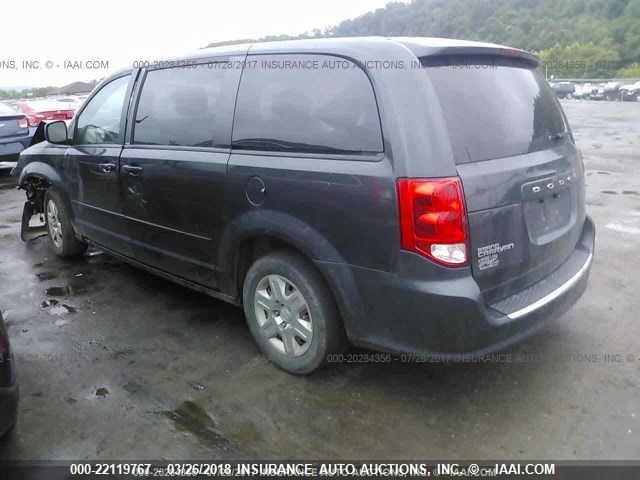 2C4RDGBG1CR311686 - 2012 DODGE GRAND CARAVAN SE GRAY photo 3