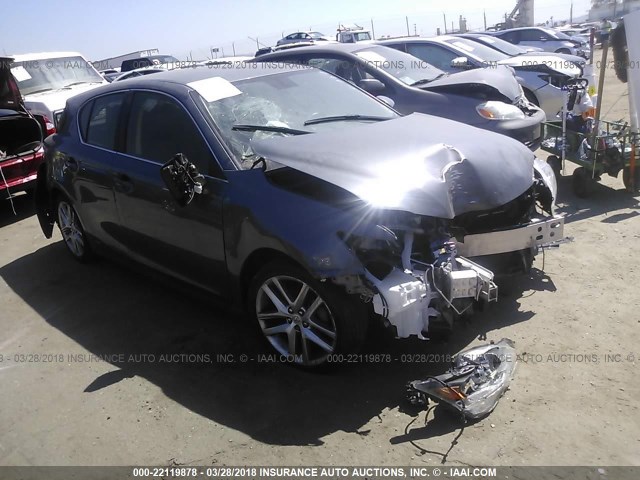 JTHKD5BH8G2259474 - 2016 LEXUS CT 200 GRAY photo 1