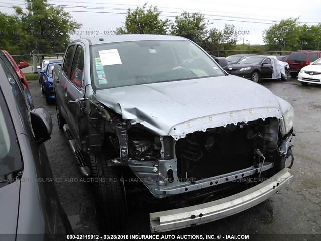 5TFEM5F16CX049433 - 2012 TOYOTA TUNDRA CREWMAX SR5 GRAY photo 1