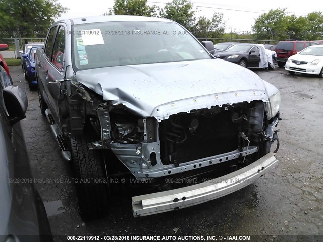 5TFEM5F16CX049433 - 2012 TOYOTA TUNDRA CREWMAX SR5 GRAY photo 6