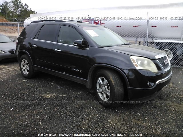 1GKER33738J117460 - 2008 GMC ACADIA SLT-2 BLACK photo 1