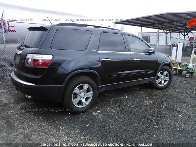 1GKER33738J117460 - 2008 GMC ACADIA SLT-2 BLACK photo 4