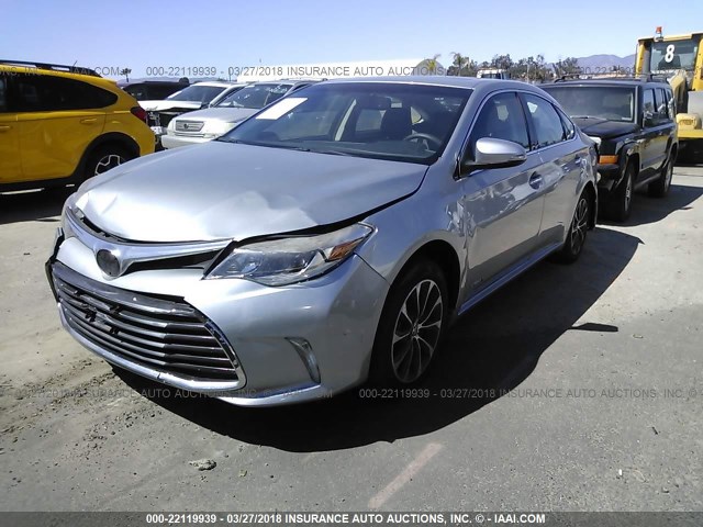 4T1BD1EB6GU050834 - 2016 TOYOTA AVALON HYBRID/PLUS/XLE PREM/LTD SILVER photo 2