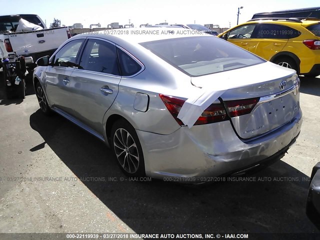 4T1BD1EB6GU050834 - 2016 TOYOTA AVALON HYBRID/PLUS/XLE PREM/LTD SILVER photo 3