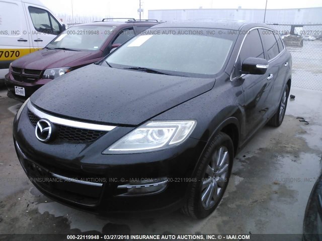 JM3TB38Y170118336 - 2007 MAZDA CX-9 BLACK photo 2