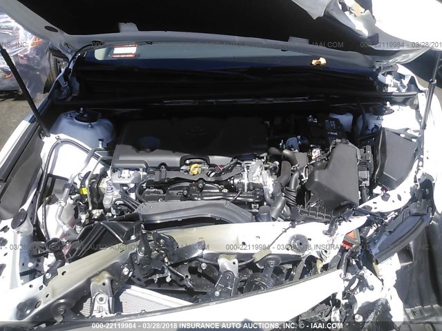 4T1B61HK6JU042004 - 2018 TOYOTA CAMRY XSE WHITE photo 10