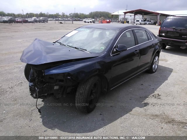 1G1ZC5EBXAF147519 - 2010 CHEVROLET MALIBU 1LT 深蓝色 照片 2