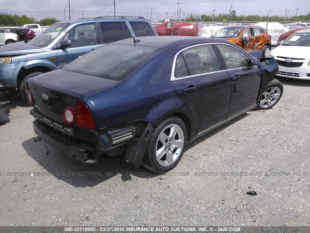 1G1ZC5EBXAF147519 - 2010 CHEVROLET MALIBU 1LT 深蓝色 照片 4