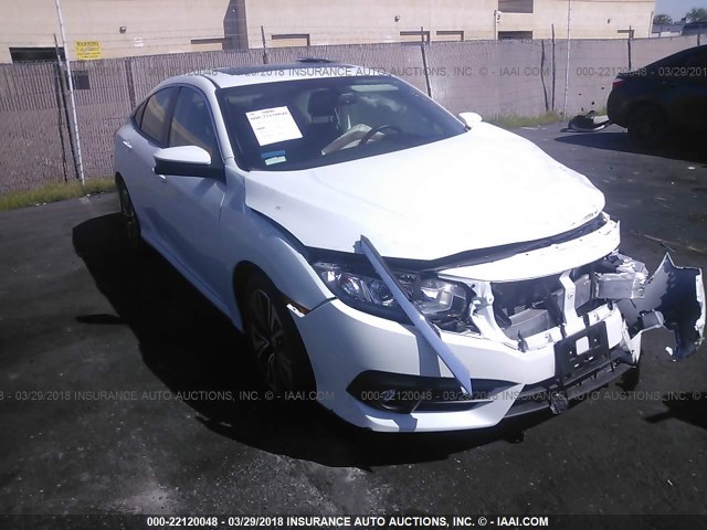 2HGFC1F76HH642226 - 2017 HONDA CIVIC EXL WHITE photo 1