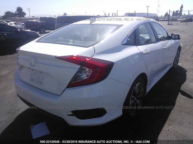 2HGFC1F76HH642226 - 2017 HONDA CIVIC EXL WHITE photo 4
