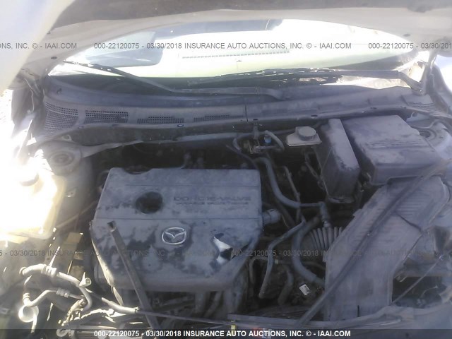 JM1BK143661429434 - 2006 MAZDA 3 HATCHBACK SILVER photo 10