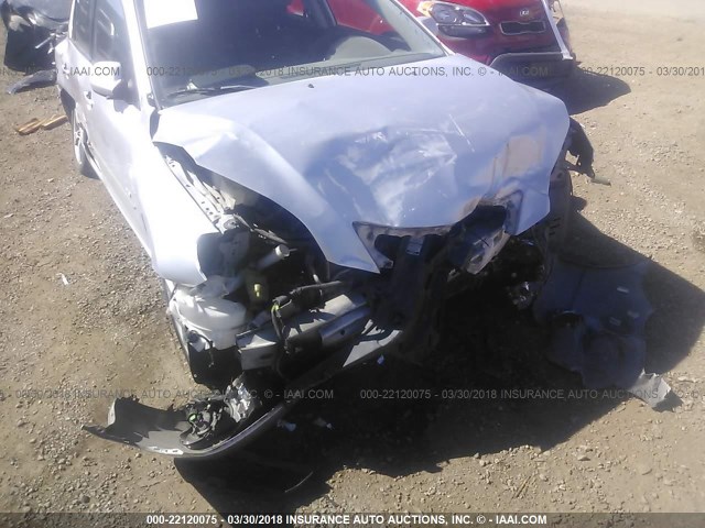 JM1BK143661429434 - 2006 MAZDA 3 HATCHBACK SILVER photo 6