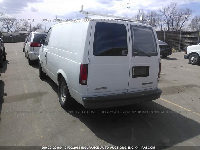 1GCDL19W5XB116024 - 1999 CHEVROLET ASTRO WHITE photo 3