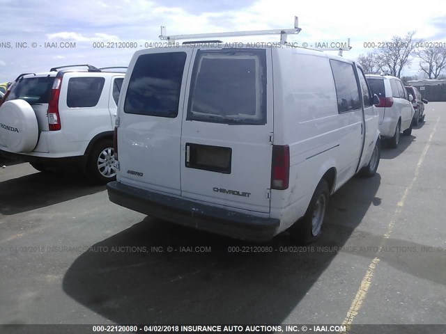 1GCDL19W5XB116024 - 1999 CHEVROLET ASTRO WHITE photo 4