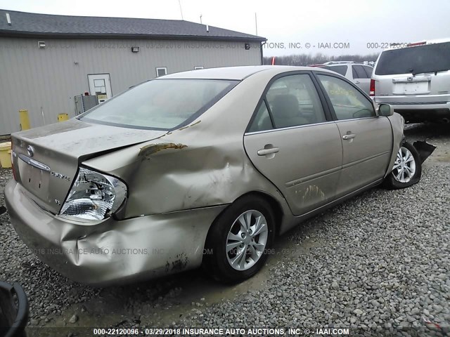 4T1BF32K54U571498 - 2004 TOYOTA CAMRY LE/XLE/SE თაფლისფერი ფოტო 4