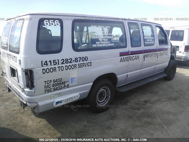 1FBSS3BL4CDA42829 - 2012 FORD ECONOLINE E350 SUPER DUTY WAGON SILVER photo 4