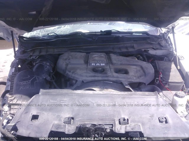 3C6UR5HL3DG528272 - 2013 RAM 2500 ST WHITE photo 10