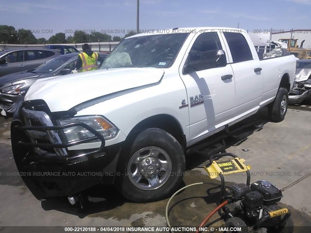 3C6UR5HL3DG528272 - 2013 RAM 2500 ST WHITE photo 2
