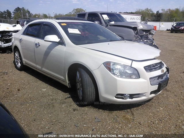 1G1ZE5E71AF252066 - 2010 CHEVROLET MALIBU LTZ WHITE photo 1