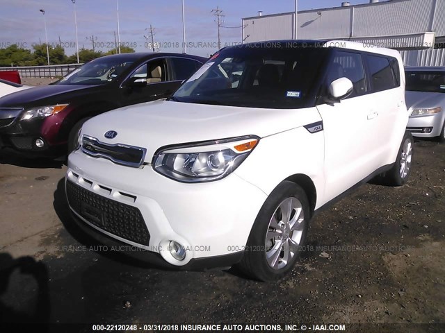 KNDJX3A57G7261140 - 2016 KIA SOUL ! WHITE photo 2