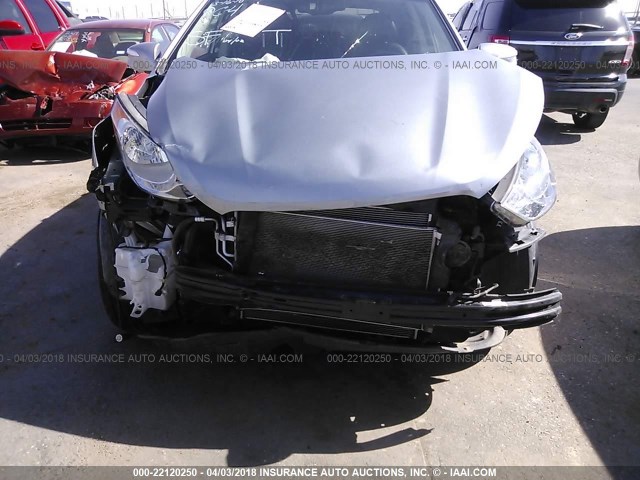 KM8JU3AC6CU480475 - 2012 HYUNDAI TUCSON GLS/LIMITED ნაცრისფერი ფოტო 6