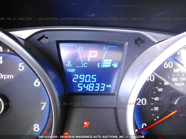 KM8JU3AC6CU480475 - 2012 HYUNDAI TUCSON GLS/LIMITED ნაცრისფერი ფოტო 7