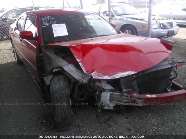 2B3CA3CVXAH242392 - 2010 DODGE CHARGER SXT RED photo 6