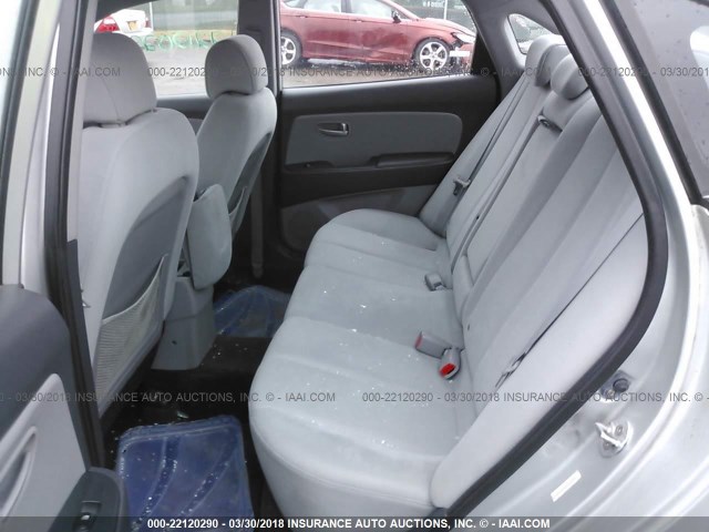 KMHDU46DX8U456370 - 2008 HYUNDAI ELANTRA GLS/SE/LIMITED SILVER photo 8