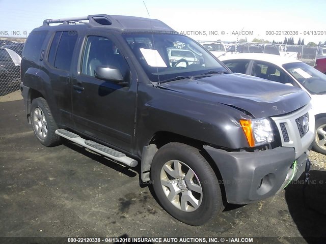 5N1AN0NW3AC516156 - 2010 NISSAN XTERRA OFF ROAD/S/SE GRAY photo 1