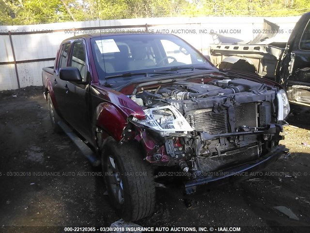 1N6AD0ER9CC449337 - 2012 NISSAN FRONTIER S/SV/SL/PRO-4X RED photo 1