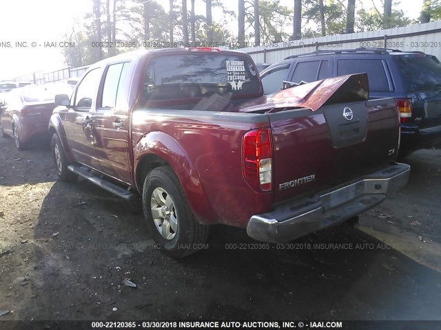 1N6AD0ER9CC449337 - 2012 NISSAN FRONTIER S/SV/SL/PRO-4X RED photo 3
