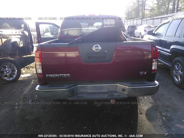 1N6AD0ER9CC449337 - 2012 NISSAN FRONTIER S/SV/SL/PRO-4X RED photo 8