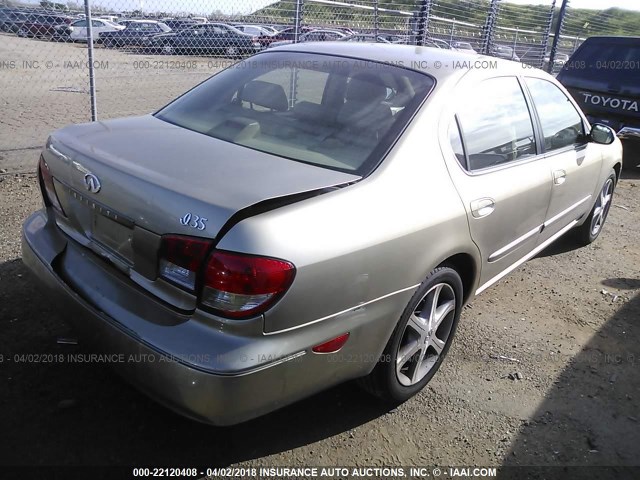 JNKDA31AX2T000384 - 2002 INFINITI I35 GOLD photo 4