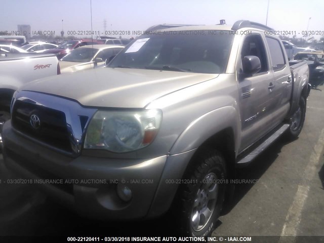 5TEJU62N57Z415023 - 2007 TOYOTA TACOMA DOUBLE CAB PRERUNNER TAN photo 2