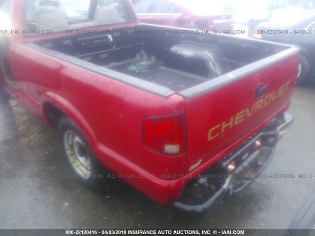 1GCCS1444W8172570 - 1998 CHEVROLET S TRUCK S10 RED photo 8