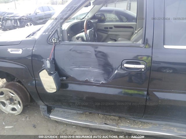 1GYEC63N46R101970 - 2006 CADILLAC ESCALADE LUXURY შავი ფოტო 6