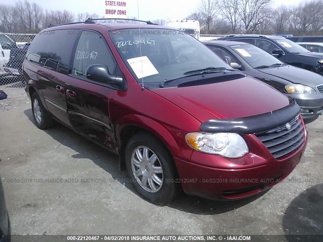 2C8GP54L15R144566 - 2005 CHRYSLER TOWN & COUNTRY TOURING MAROON photo 1