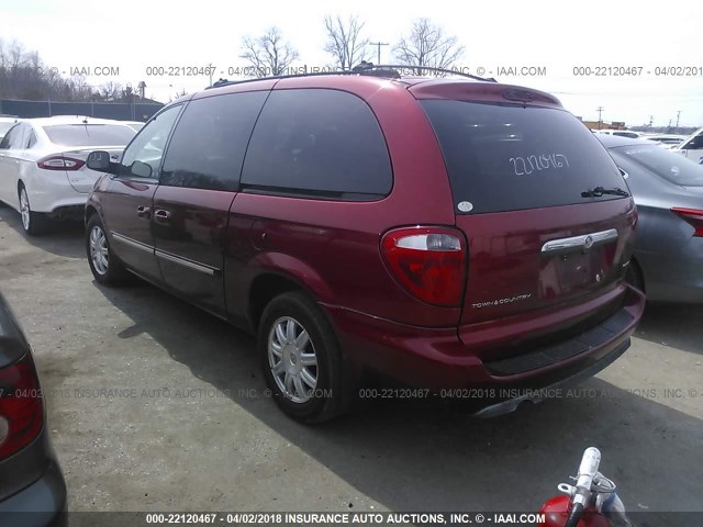 2C8GP54L15R144566 - 2005 CHRYSLER TOWN & COUNTRY TOURING MAROON photo 3