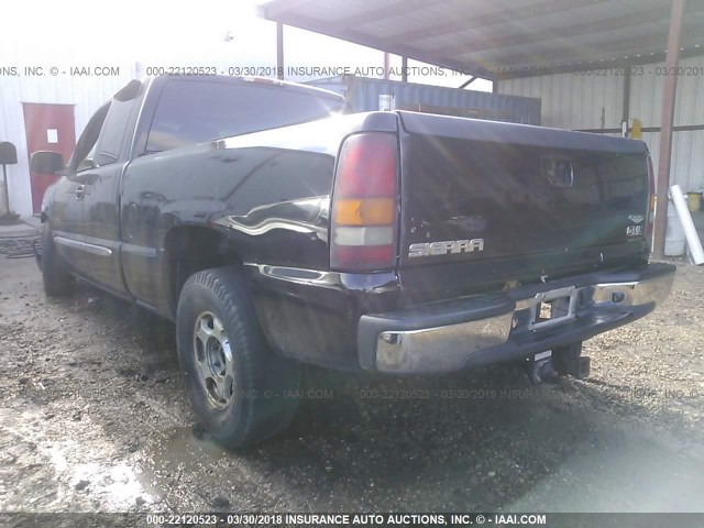 2GTEC19V631284440 - 2003 GMC NEW SIERRA C1500 BLACK photo 3