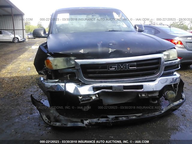 2GTEC19V631284440 - 2003 GMC NEW SIERRA C1500 BLACK photo 6