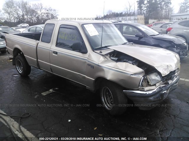 1FTCR14X6PTA22206 - 1993 FORD RANGER SUPER CAB GOLD photo 1