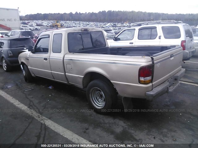 1FTCR14X6PTA22206 - 1993 FORD RANGER SUPER CAB GOLD photo 3