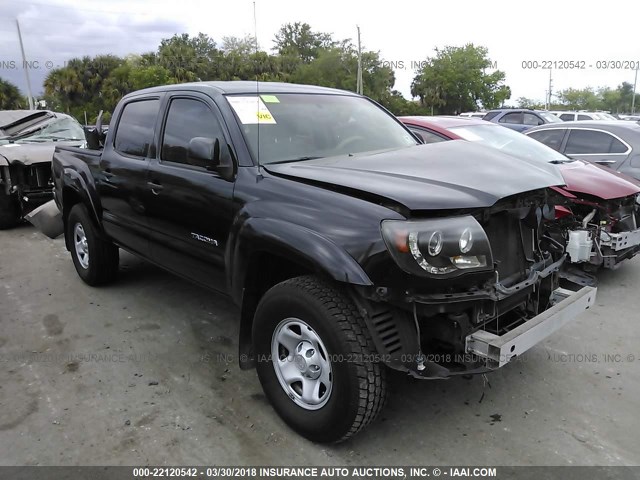 3TMJU62N06M026687 - 2006 TOYOTA TACOMA DOUBLE CAB PRERUNNER BLACK photo 1